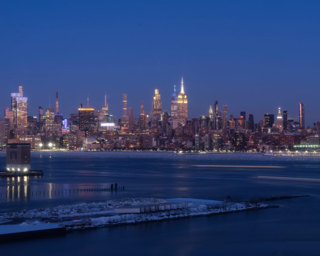 hudson river night